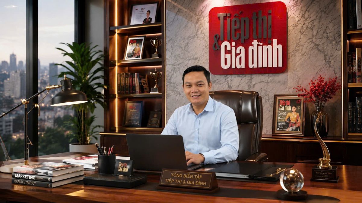 Nhà báo Hoàng Vững, Tổng Biên tập Tạp chí Tiếp thị & Gia đình
